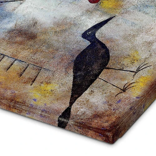 Crow Landscape, 1925 Paul Klee Lærredsbillede 30 X 30 Cm Billedramme 5 Crow Landscape, 1925 Paul Klee Lærredsbillede 30 X 30 Cm Billedramme - Billede 3