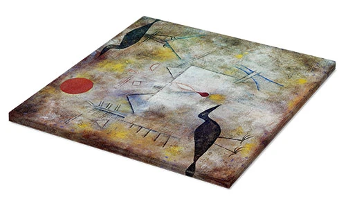 Crow Landscape, 1925 Paul Klee Lærredsbillede 30 X 30 Cm Billedramme 4 Crow Landscape, 1925 Paul Klee Lærredsbillede 30 X 30 Cm Billedramme - Billede 2