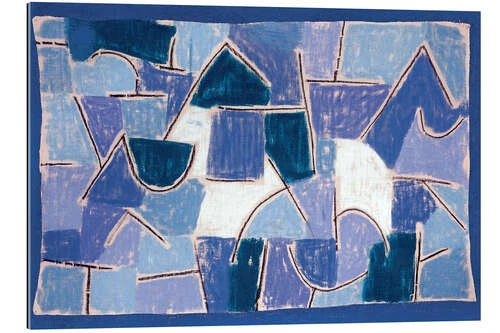 Blue Night Paul Klee Galleritryk 30 X 20 Cm Billedramme 3 Blue Night Paul Klee Galleritryk 30 X 20 Cm Billedramme