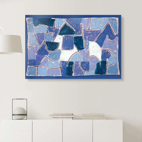 Blue Night Paul Klee Galleritryk 30 X 20 Cm Billedramme 6 Blue Night Paul Klee Galleritryk 30 X 20 Cm Billedramme - Billede 4