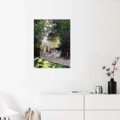 The Parc Monceau Claude Monet Plakat 30 X 40 Cm Billedramme -POSTERLOUNGE Salg 384167 poster room landscapes l