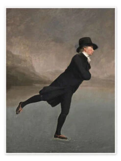 The Skating Minister Henry Raeburn Plakat 30 X 40 Cm Billedramme