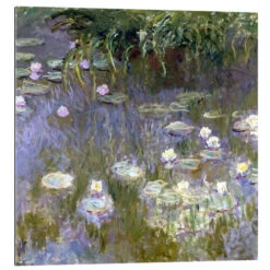 Water Lilies II Claude Monet Galleritryk 30 X 30 Cm Billedramme
