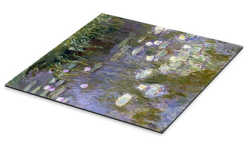 Water Lilies II Claude Monet Galleritryk 30 X 30 Cm Billedramme 4 Water Lilies II Claude Monet Galleritryk 30 X 30 Cm Billedramme - Billede 2