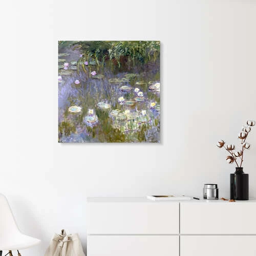 Water Lilies II Claude Monet Galleritryk 30 X 30 Cm Billedramme 6 Water Lilies II Claude Monet Galleritryk 30 X 30 Cm Billedramme - Billede 4
