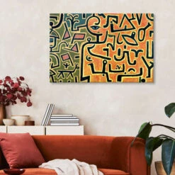 Plan (draft) Paul Klee Lærredsbillede 30 X 20 Cm Billedramme -POSTERLOUNGE Salg 384663 canvas room landscape format l