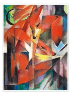 Rævene Franz Marc Plakat 30 X 40 Cm Billedramme