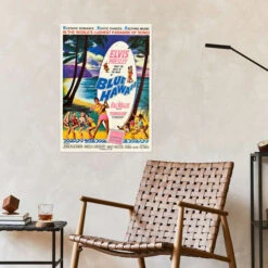 Blue Hawaii Plakat 30 X 40 Cm Billedramme -POSTERLOUNGE Salg 390292 poster room movies l