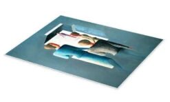 Four Figures And A Cube Oskar Schlemmer Plakat 30 X 40 Cm Billedramme -POSTERLOUNGE Salg 395259 poster pds l