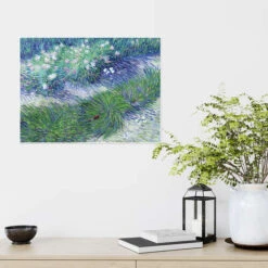 Butterflies And Flowers Vincent Van Gogh Plakat 40 X 30 Cm Billedramme -POSTERLOUNGE Salg 395442 poster room green l