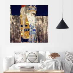 Kvindens Tre Aldre Gustav Klimt Plakat 30 X 30 Cm Billedramme 9 Kvindens Tre Aldre Gustav Klimt Plakat 30 X 30 Cm Billedramme -POSTERLOUNGE Salg 396555 poster room living room l