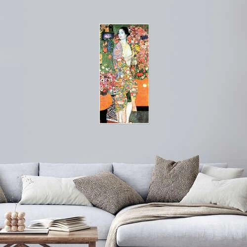 The Dancer Gustav Klimt Plakat 20 X 40 Cm Billedramme 6 The Dancer Gustav Klimt Plakat 20 X 40 Cm Billedramme - Billede 4