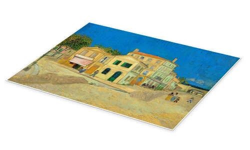 The Yellow House Vincent Van Gogh Plakat 40 X 30 Cm Billedramme 4 The Yellow House Vincent Van Gogh Plakat 40 X 30 Cm Billedramme - Billede 2
