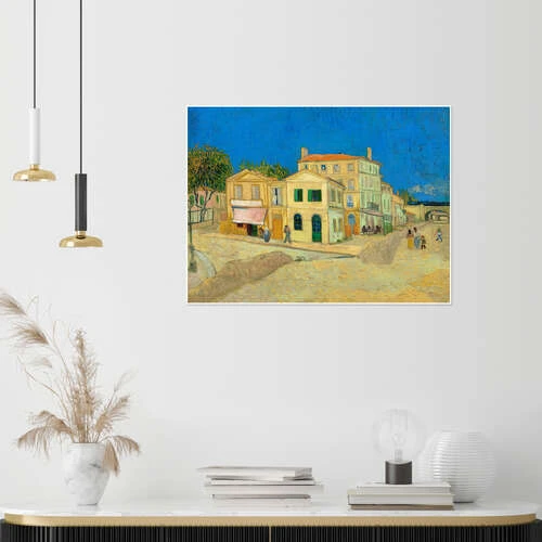 The Yellow House Vincent Van Gogh Plakat 40 X 30 Cm Billedramme 6 The Yellow House Vincent Van Gogh Plakat 40 X 30 Cm Billedramme - Billede 4