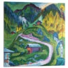 Alpine Life Ernst Ludwig Kirchner Galleritryk 30 X 30 Cm Billedramme -POSTERLOUNGE Salg 396885 gallery print l