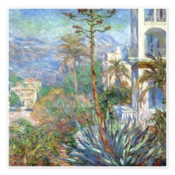 Villas In Bordighera Claude Monet Plakat 30 X 30 Cm Billedramme
