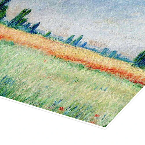 The Wheat Field Claude Monet Plakat 40 X 30 Cm Billedramme 5 The Wheat Field Claude Monet Plakat 40 X 30 Cm Billedramme - Billede 3