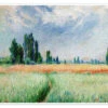 The Wheat Field Claude Monet Plakat 40 X 30 Cm Billedramme -POSTERLOUNGE Salg 397663 poster l