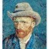 Self-Portrait With Grey Felt Hat Vincent Van Gogh Plakat 30 X 40 Cm Billedramme -POSTERLOUNGE Salg 398430 poster l