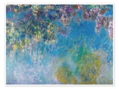 Wisteria Claude Monet Plakat 40 X 30 Cm Billedramme