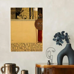 Kunstudstilling I Østrig Gustav Klimt Plakat 30 X 40 Cm Billedramme 9 Kunstudstilling I Østrig Gustav Klimt Plakat 30 X 40 Cm Billedramme -POSTERLOUNGE Salg 411394 poster room ad prints l