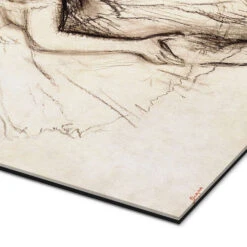 Two Dancers Resting Edgar Degas Galleritryk 30 X 30 Cm Billedramme -POSTERLOUNGE Salg 415314 gallery print empCorner l