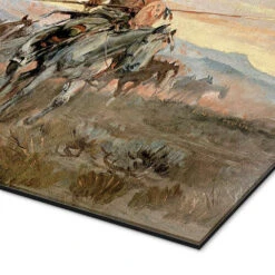 Stolte Heste, 1911 Charles Marion Russell Galleritryk 30 X 20 Cm Billedramme -POSTERLOUNGE Salg 416795 gallery print empCorner l