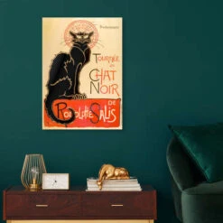 Le Chat Noir Théophile-Alexandre Steinlen Galleritryk 20 X 30 Cm Billedramme -POSTERLOUNGE Salg 417931 gallery print room ad prints l