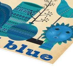 Bitossi Rimini Blue Taika Tori Plakat 40 X 30 Cm Billedramme -POSTERLOUNGE Salg 45833 poster empCorner l