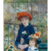 To Søstre Pierre-Auguste Renoir Galleritryk 20 X 30 Cm Billedramme -POSTERLOUNGE Salg 473504 gallery print l