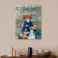 To Søstre Pierre-Auguste Renoir Galleritryk 20 X 30 Cm Billedramme -POSTERLOUNGE Salg 473504 gallery print room impressionism l