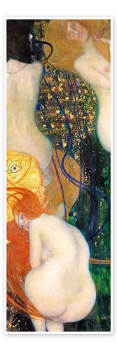 Goldfish Gustav Klimt Plakat 20 X 60 Cm Billedramme