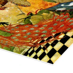 Den Asiatiske Påfugl Thomas Mackenzie Plakat 30 X 40 Cm Billedramme -POSTERLOUNGE Salg 478956 poster empCorner l