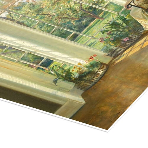 Venter Ved Vinduet Carl Holsøe Plakat 30 X 30 Cm Billedramme 5 Venter Ved Vinduet Carl Holsøe Plakat 30 X 30 Cm Billedramme - Billede 3