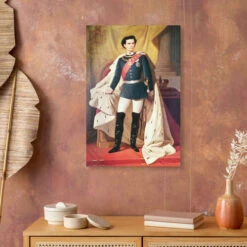 Ludvig II Af Bayern Ferdinand Von Piloty Galleritryk 20 X 30 Cm Billedramme -POSTERLOUNGE Salg 481224 gallery print room portrait format l