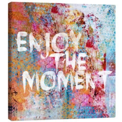 Enjoy The Moment II Andrea Haase Lærredsbillede 30 X 30 Cm Billedramme