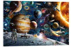 Space Odyssey Adrian Chesterman Akrylbillede 30 X 20 Cm Billedramme