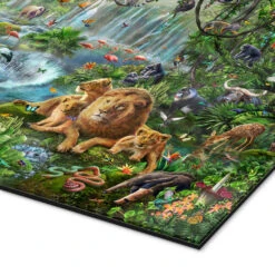 Jungle Vandfald Adrian Chesterman Galleritryk 30 X 20 Cm Billedramme -POSTERLOUNGE Salg 492429 gallery print empCorner l