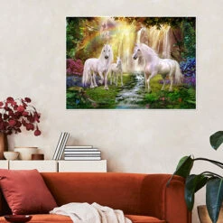 Enhjørningenes Lysning Jan Patrik Krasny Plakat 40 X 30 Cm Billedramme 9 Enhjørningenes Lysning Jan Patrik Krasny Plakat 40 X 30 Cm Billedramme -POSTERLOUNGE Salg 494960 poster room landscapes l