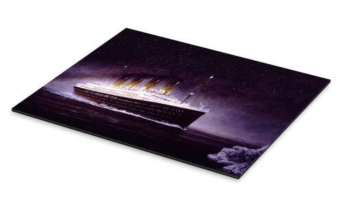 RMS Titanic Om Natten Francis Mastrangelo Galleritryk 30 X 20 Cm Billedramme 4 RMS Titanic Om Natten Francis Mastrangelo Galleritryk 30 X 20 Cm Billedramme - Billede 2