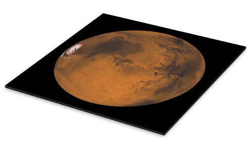 Mars III NASA Galleritryk 30 X 30 Cm Billedramme 4 Mars III NASA Galleritryk 30 X 30 Cm Billedramme - Billede 2