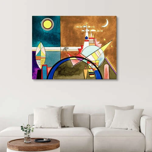 Pictures At An Exhibition, Picture XVI Wassily Kandinsky Lærredsbillede 30 X 20 Cm Billedramme 6 Pictures At An Exhibition, Picture XVI Wassily Kandinsky Lærredsbillede 30 X 20 Cm Billedramme - Billede 4