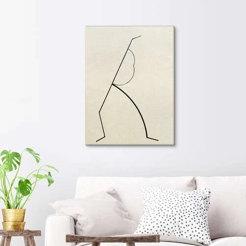 Analytical Drawing Based On Photos Of The Dancer Palucca, 1925 I Wassily Kandinsky Lærredsbillede 20 X 30 Cm Billedramme 6 Analytical Drawing Based On Photos Of The Dancer Palucca, 1925 I Wassily Kandinsky Lærredsbillede 20 X 30 Cm Billedramme - Billede 4