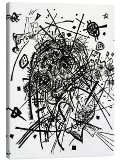 Small Worlds VIII Wassily Kandinsky Lærredsbillede 20 X 30 Cm Billedramme