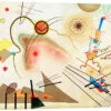 Watercolour No. 606 Wassily Kandinsky Lærredsbillede 30 X 20 Cm Billedramme -POSTERLOUNGE Salg 510881 canvas l