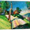 Murnau - Kohlgruber Straße Wassily Kandinsky Lærredsbillede 30 X 20 Cm Billedramme -POSTERLOUNGE Salg 510903 canvas l