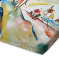 Landscape (Daugavpils) Wassily Kandinsky Lærredsbillede 30 X 20 Cm Billedramme -POSTERLOUNGE Salg 511025 canvas empCorner l