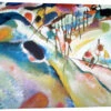 Landscape (Daugavpils) Wassily Kandinsky Lærredsbillede 30 X 20 Cm Billedramme -POSTERLOUNGE Salg 511025 canvas l