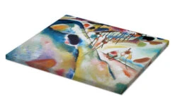 Landscape (Daugavpils) Wassily Kandinsky Lærredsbillede 30 X 20 Cm Billedramme -POSTERLOUNGE Salg 511025 canvas pds l