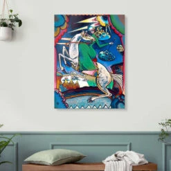 Amazon In The Mountains Wassily Kandinsky Galleritryk 20 X 30 Cm Billedramme -POSTERLOUNGE Salg 511045 gallery print room expressionism l